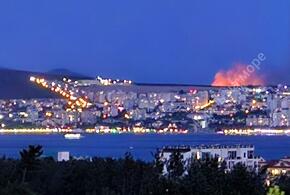 Работы по ликвидации лесного пожара под Геленджиком продолжаются 