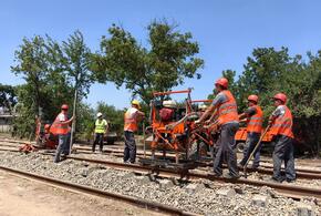 В Краснодаре начали укладывать рельсы новой трамвайной линии к Западному обходу