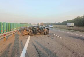 В результате неудачного обгона погиб водитель на Кубани