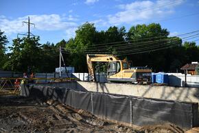 Движение ограничили из-за строительства подземного перехода