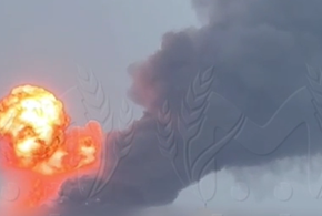 В порту «Кавказ» на Кубани оказавшихся за бортом горящего парома четырех моряков удалось спасти