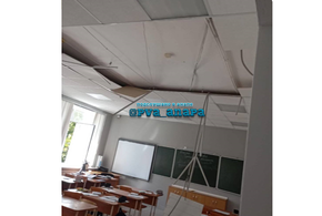 Потолок обрушился в школе во время урока в Анапе