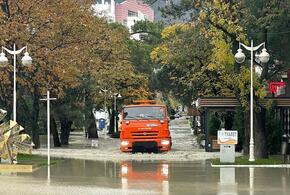На курорте выпало две суточные нормы осадков