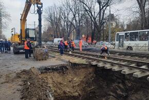 Трамвайные пути на старой трубе: срок эксплуатации коллектора на Московской в Краснодаре, где случился провал, истек более 30 лет назад