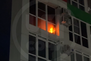 В Сочи пожарные спасли двух детей из горящего дома