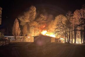 Кафе загорелось в Сочи