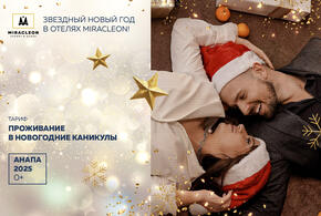 Курорт Miracleon снизил цены на проживание в новогодние праздники, самые выгодные условия в отеле Город Mira 