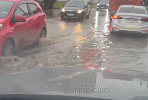 «Раньше маленький Париж, а теперь – Венеция»:  улица в Краснодаре ушла под воду