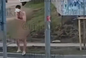 Голый мужчина выбежал на улицу в Краснодаре