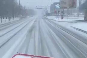 Краснодарцы оказались недовольны выпавшим снегом