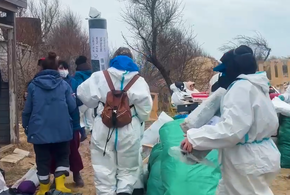 После пожара на Бугазской косе в Анапе обустраивают новый волонтерский штаб 