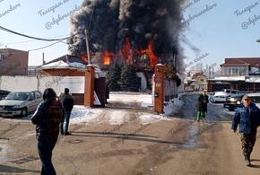 Пожар на складе в Краснодаре локализован на 900 квадратных метрах