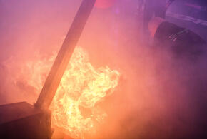 Пожар потушили еще ночью