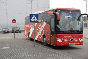 В Краснодаре МВД расследует эпизод с повреждением автобуса ФК «Спартак»