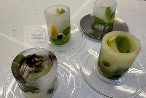 Новогоднее застолье, которое мы заслужили: ледяные стаканы своими руками 