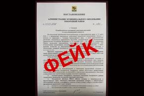 Фейковый документ