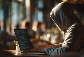 Мошенник за компьютером