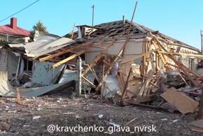 Разрушенный БПЛА дом