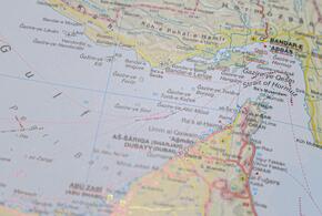 Карта Ормузского пролива