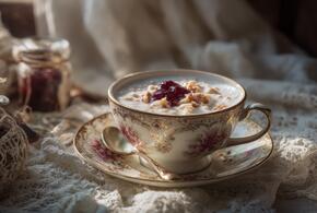 Овсяная каша в чашке