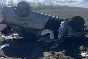 На Кубани два человека погибли в перевернутой машине