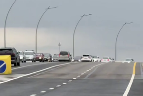 Движение по Тургеневскому мосту в Краснодаре полностью открыли, работают все четыре полосы