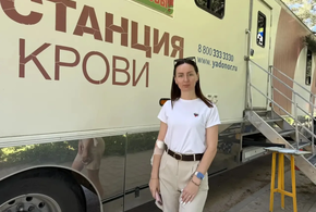Важна каждая капля: в кубанском хуторе Ленина установили мобильный пункт переливания крови