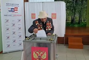 101-летний ветеран ВОВ Иван Чичаев никогда не пропускает голосование