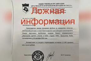 В соцсетях появилась информация о взносах за участие в Кубке Героев СВО. Не спешите платить – информация ложная 