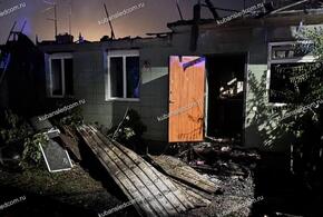 В станице Динской Краснодарского края загорелся частный дом, на месте происшествия нашли тело 