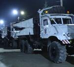 Колонна техники МЧС РФ